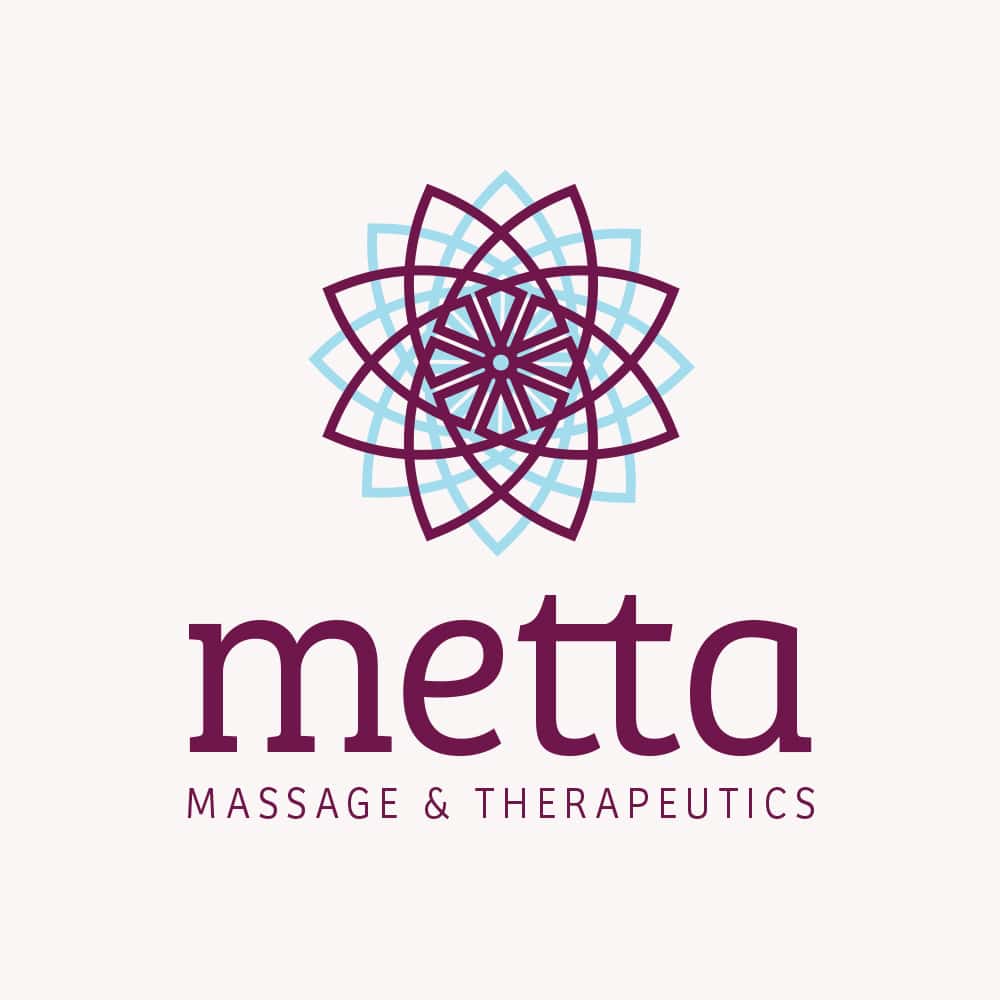Metta Massage and Therapeutics - Logo and Brand Design - ModRabbit Creative