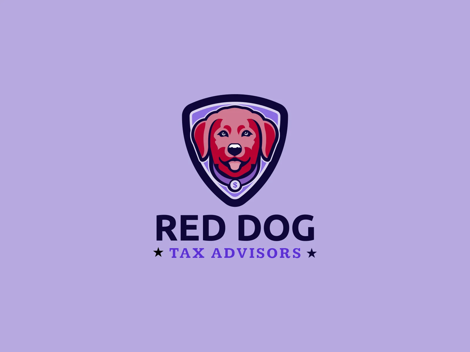 Red Dog Tax advisors Logo Design - Joanna Davis
